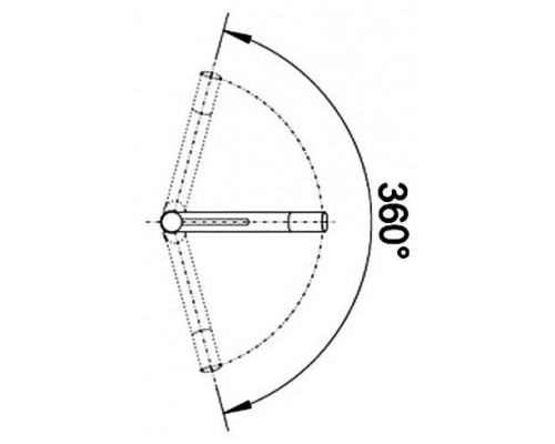 Смеситель для кухни Blanco Alta Compact 515317, хром/белый