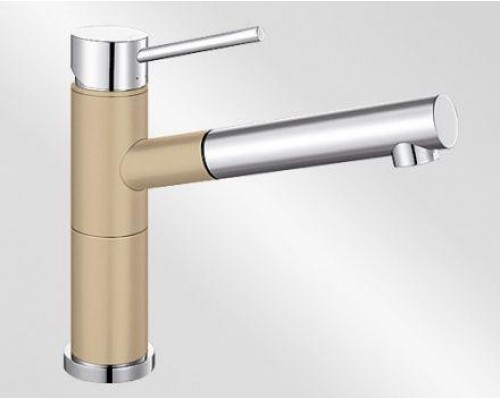 Смеситель для кухни Blanco Alta-S Compact 515329, с выдвижной лейкой, хром/шампань