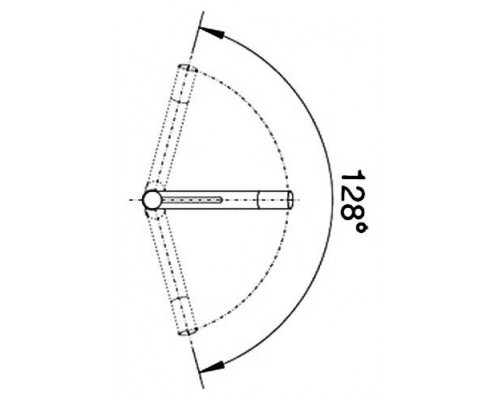 Смеситель для кухни Blanco Alta-S Compact 515334, с выдвижной лейкой, хром/кофе