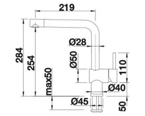 Смеситель для кухни Blanco Linus 516698, антрацит