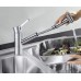 Смеситель для кухни Blanco Tivo-S 517648, с выдвижной лейкой