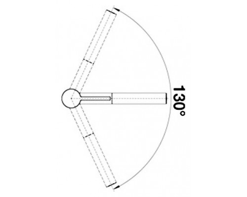 Смеситель для кухни Blanco Linee-S 518442, с выдвижной лейкой, хром/жасмин