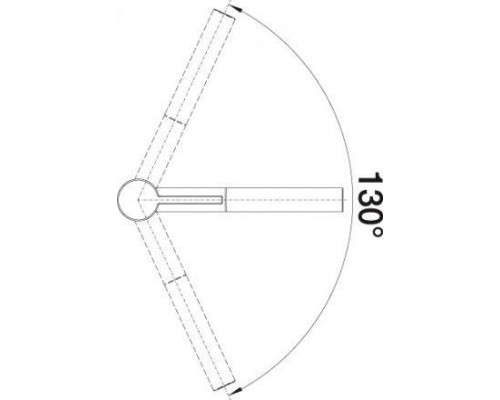 Смеситель для кухни Blanco Linee-S 518446, с выдвижной лейкой, хром/серый беж