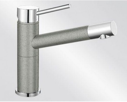 Смеситель для кухни Blanco Alta Compact 520729, хром/жемчужный