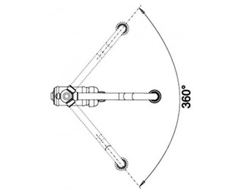 Смеситель для кухни Blanco Tradon 520787, латунь