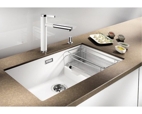 Мойка для кухни под столешницу Blanco Subline 700-U Level 73x46 523542, белый