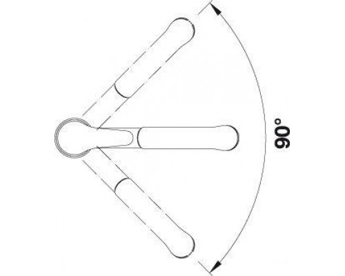Смеситель для кухни Blanco Daras-S 524194, с выдвижной лейкой, жасмин