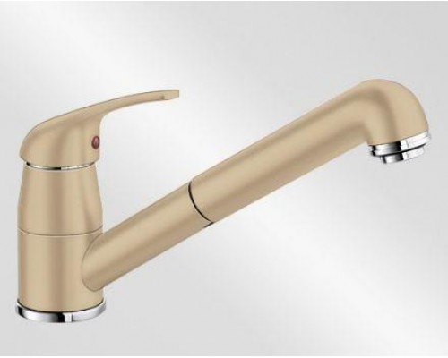 Смеситель для кухни Blanco Daras-S 524195, с выдвижной лейкой, шампань