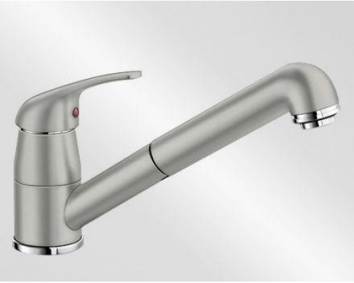 Смеситель для кухни Blanco Daras-S 524198, с выдвижной лейкой, жемчужный