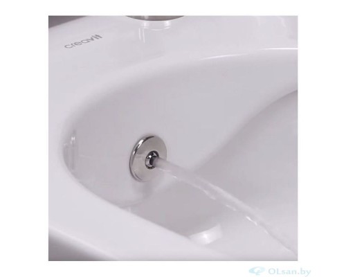 Унитаз подвесной Free безободковый с интегрированной функцией биде, белый, 1с, FE322-34CB00E-0002