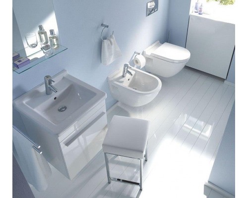 Подвесной унитаз Duravit Starck 3, 2200090000, белый 360х540