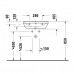 DURAVIT 2366550000 D-NEO Раковина 550 x 440 mm, 1 отв под смеситель, с переливом