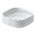 DURAVIT 2373420079 ZENCHA Раковина 420х420 мм, шлифованная, без перелива, сливной клапан с керамической крышкой в комплекте, вкл.крепление