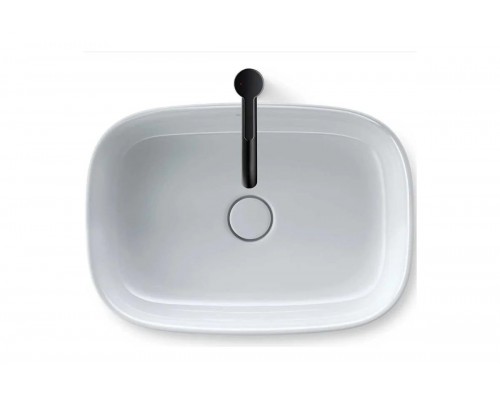 DURAVIT 2373550079 ZENCHA Раковина 550х390 мм, шлифованная, без перелива, сливной клапан с керамической крышкой в комплекте, вкл.крепление