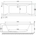 Акриловая ванна Excellent Savia Duo 170x80 без ножек