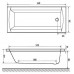 Акриловая ванна Excellent Aquaria 160x70.5