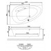 Акриловая ванна Excellent Newa Plus ванна 150 x 95