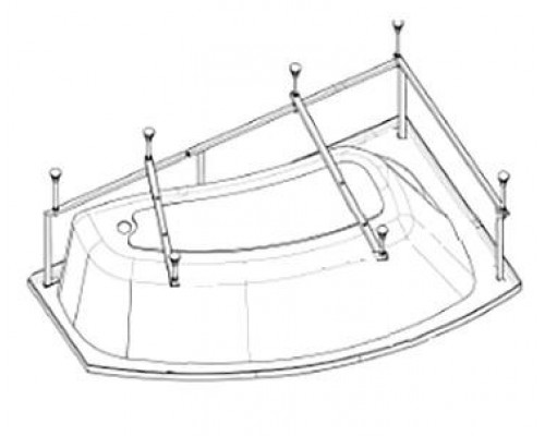 Акриловая ванна Excellent Newa Plus ванна 150 x 95