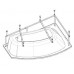 Акриловая ванна Excellent Newa Plus ванна 150 x 95