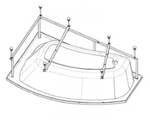 Акриловая ванна Excellent Newa Plus ванна 150 x 95
