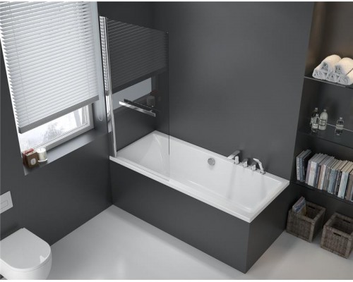 Акриловая ванна Excellent Pryzmat 170x75 Slim (тонкий борт)