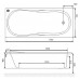 Ванна акриловая Excellent Sekwana 170x75