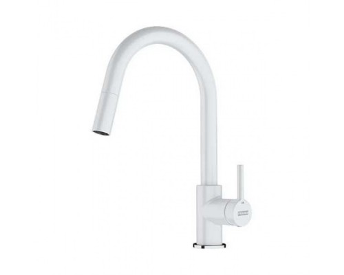 Смеситель для кухни FRANKE Lina с выдвижным шлангом, белый 115.0626.081