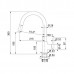 Смеситель для кухни FRANKE Lina с выдвижным шлангом, белый 115.0626.081
