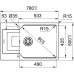 Кухонная мойка Franke Urban UBG 611-78L (114.0595.289) оникс