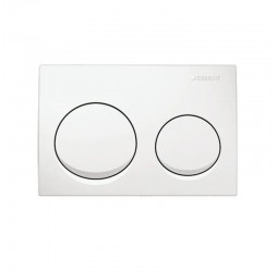 Пластиковая кнопка смыва Geberit, панель серии Alpha10 Белый альпийский 