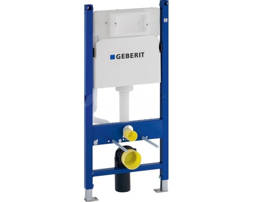 Инсталляция для унитаза Geberit Alpha 458.233.00.2 с кнопкой Geberit Alpha 35 белая 115.045.11.3