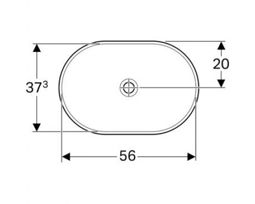 Умывальник Geberit VariForm 500.730.01.2