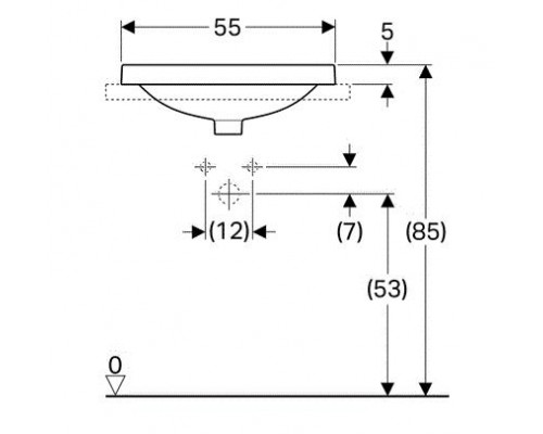 Geberit VariForm 55 500738012