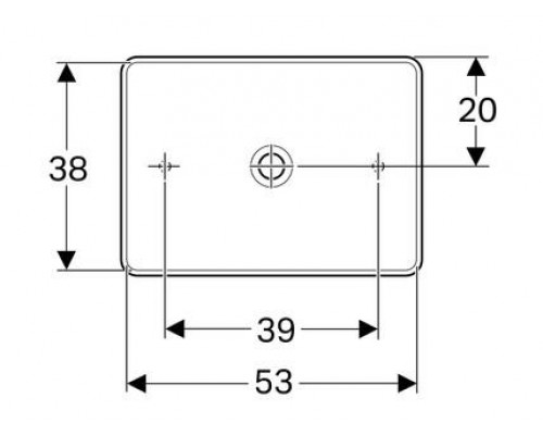 Умывальник Geberit VariForm 500.779.01.2
