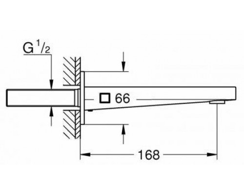 Излив Grohe Plus 13404003 для ванны