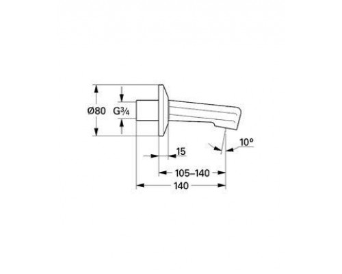 Излив для ванны GROHE 13540000