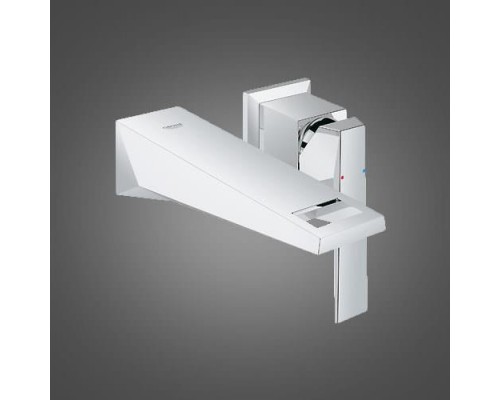 Внешняя часть смесителя для раковины GROHE Allure Brilliant настенного монтажа на 2 отверстия, вынос 161 мм, хром
