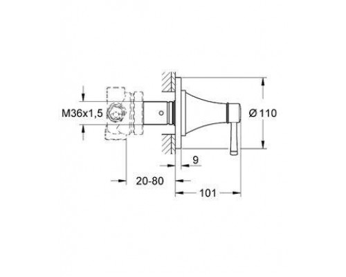 Смеситель для душа Grohe Grandera 19942000