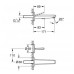 Смеситель настенный для умывальника Grohe Eurodisc Joy 19968 LS0