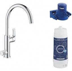 Смеситель для кухонной мойки Grohe Blue Pure Eurosmart 119708 в комплекте с фильтром