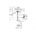 Смеситель для биде 23338001 GROHE BauLoop с рычажным донным клапаном, хром
