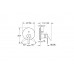 Внешняя часть смесителя для ванны GROHE Lineare, хром 24064001