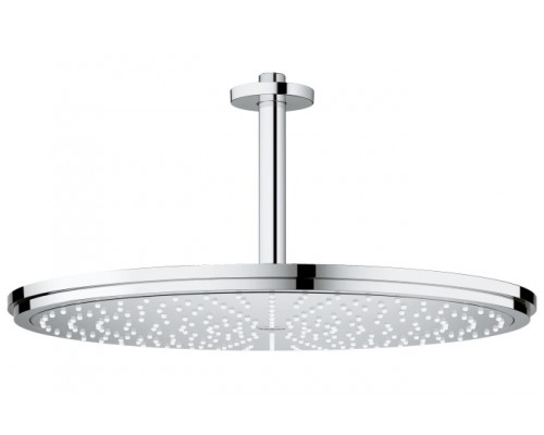 Верхний душ с душевым кронштейном GROHE Rainshower, диаметр 400 мм, хром 26256000