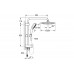 Душевая система GROHE Tempesta Cosmopolitan System 250 с переключателем потоков, хром (26675000)