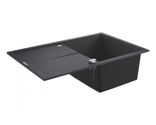 Мойка кухонная каменная GROHE K400, 780 x 500 мм, черный гранит (31639AP0)