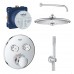Grohe Встраиваемые душевые системы для душа с термостатом, хром Набор 4