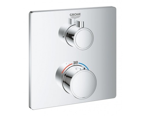 Grohe Встраиваемые душевые системы для душа с термостатом, хром Набор 3