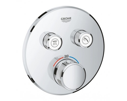 Grohe Встраиваемые душевые системы для душа с термостатом, хром Набор 4