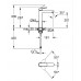 GROHE Cubeo Смеситель однорычажный для раковины, DN 15 размер XL