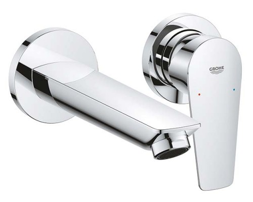 Смеситель для раковины GROHE BauEdge скрытого монтажа на 2 отверстия, в комплекте с монтажной частью, хром (20474001) NEW